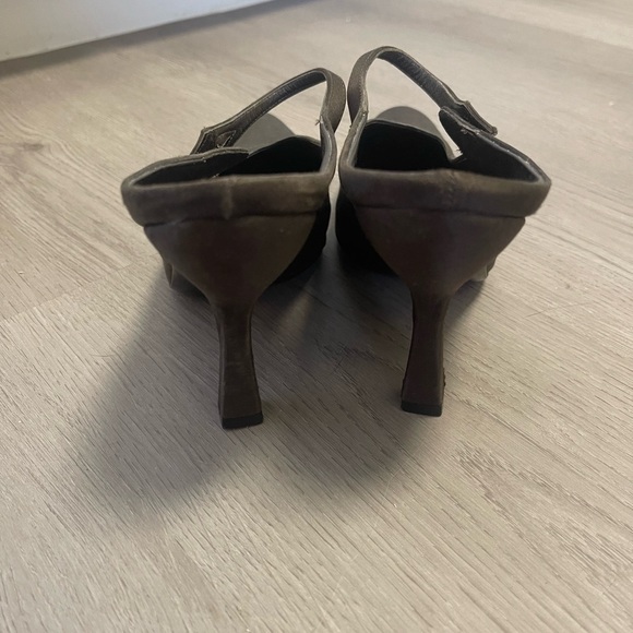 Prada Brown Heeled Mules - NEW - Picture 4 of 6